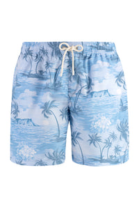 Printed swim shorts